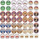 Perfect Samplers Flavored Single Serve Cups For Keurig K cup Brewers, Variety Pack Sampler (Flavored Lovers, 50)