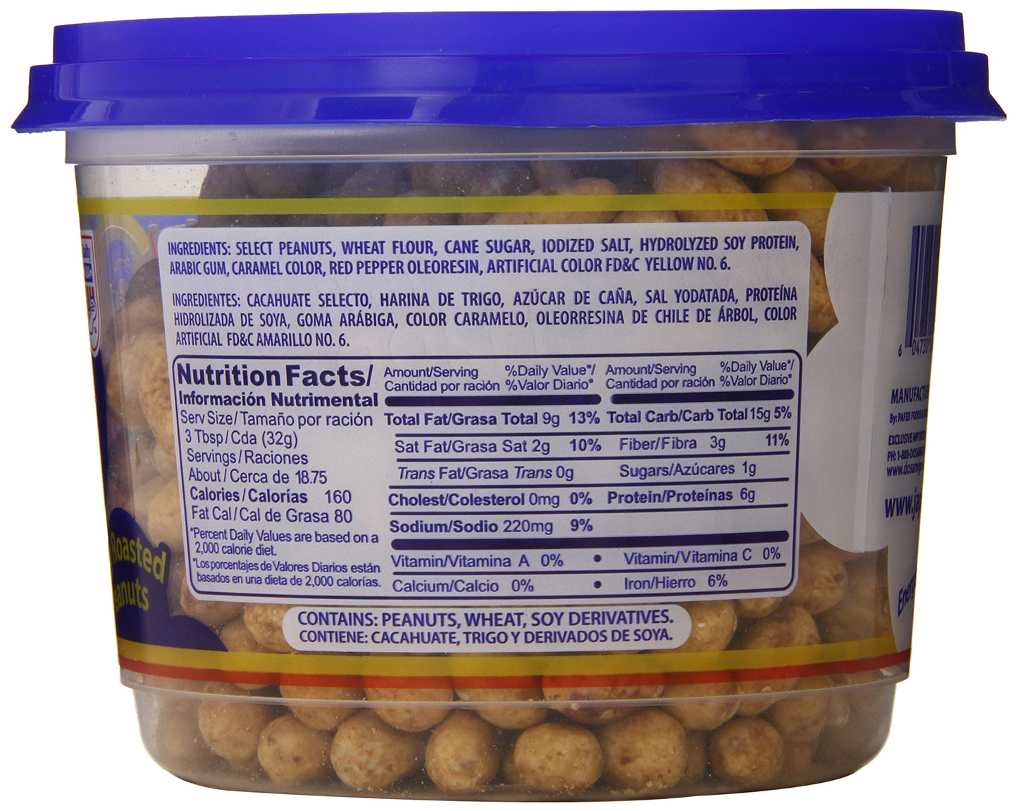 Japon Natural Peanuts with Soy Coating, 21.15 Ounce