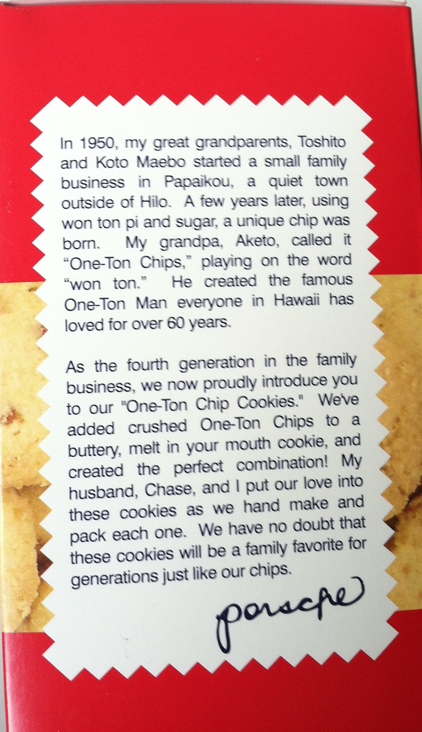 Maebo's One-Ton Chip Cookies - 6 oz