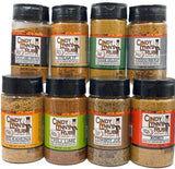 Cindy Lynn’s Dry Rub and Seasoning Variety Pack - 8-Pack of Our Most Popular Flavors, Black Label, Steak It, Veggie Delight, Voodoo Rib Rub, Big