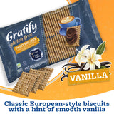 Osem Gratify Petit Beurre Vanilla Biscuits - Gluten Free Dessert Cookies, Sweet Snack for Adults & Kids, Vegan, Dairy Free, Oven Baked, Kosher