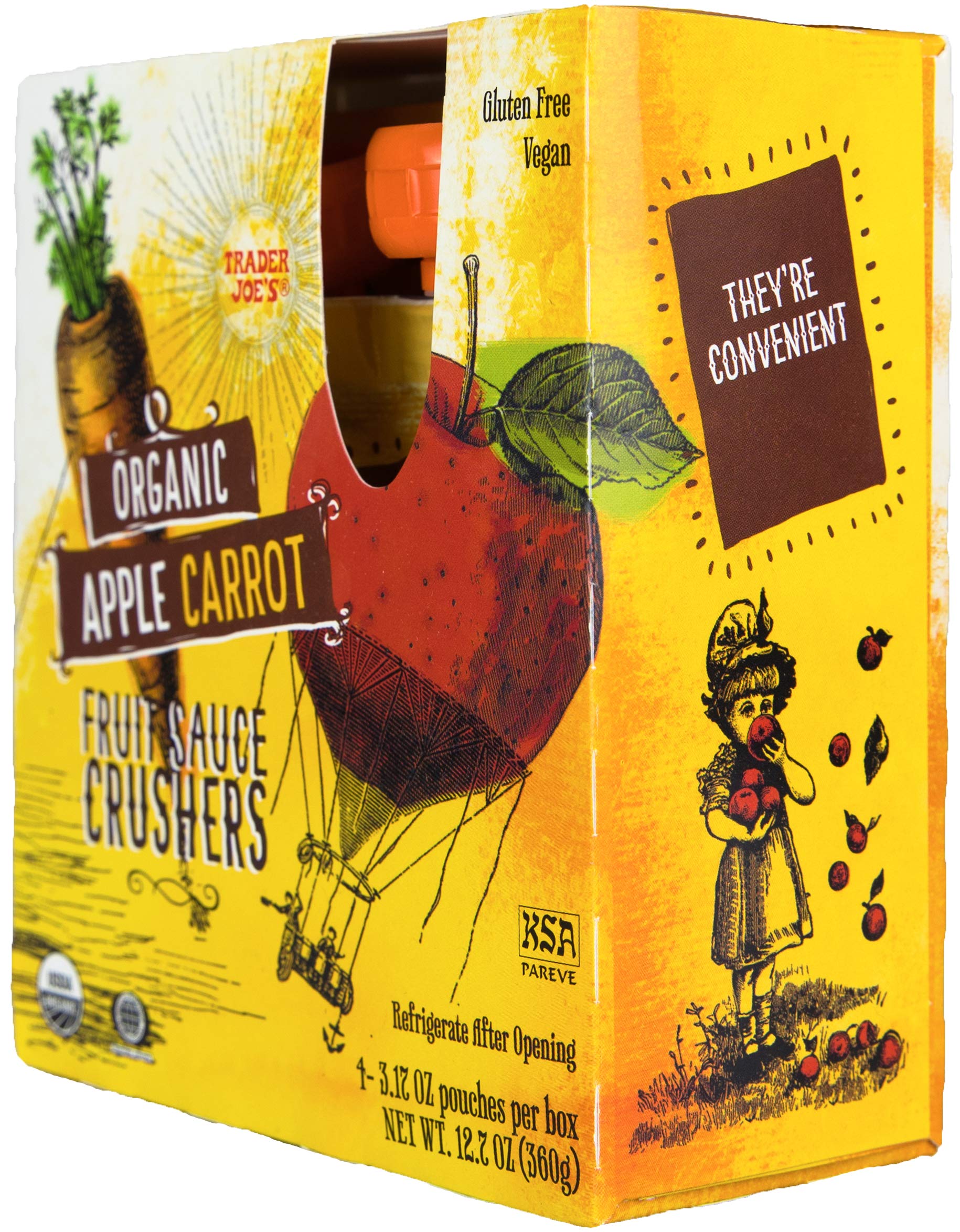 Trader Joe's Organic Apple Carrot Fruit Sauce Crushers