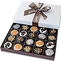 Barnetts Fathers Day Cookies Gift Basket, 20 Gourmet Chocolate Covered Candy for Dad, Men, Women, Treats Box Food Delivery for Him and Her, Baskets