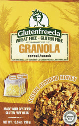 Glutenfreeda Gluten Free Granola Cereal, Raisin Almond Honey, 10.5-ounces, 8 Pack
