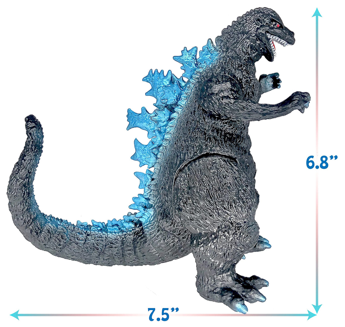TwCare Set of 2 Mecha King Ghidorah vs 1954 65th Anniversary vs Heisei Era Classic Monster Toy, 2021 Movable Joints Action Movie Dragon Dinosaur