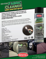 Sprayway SW558 Fabric Cleaner With Inverted Spray, 19 oz