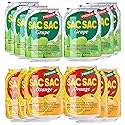 Korean Best Variety Energy Drink Box Deal - SACSAC, RICE PUNCH, PEAR JUICE - (SACSAC ORANG + GRAPE, 12 CANS)