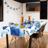 Izzy 'n' Dizzy Hanukkah Napkins, Hanukkah Paper Goods, Blue and White Chanukah Themed Party Supplies (Pack of 20)