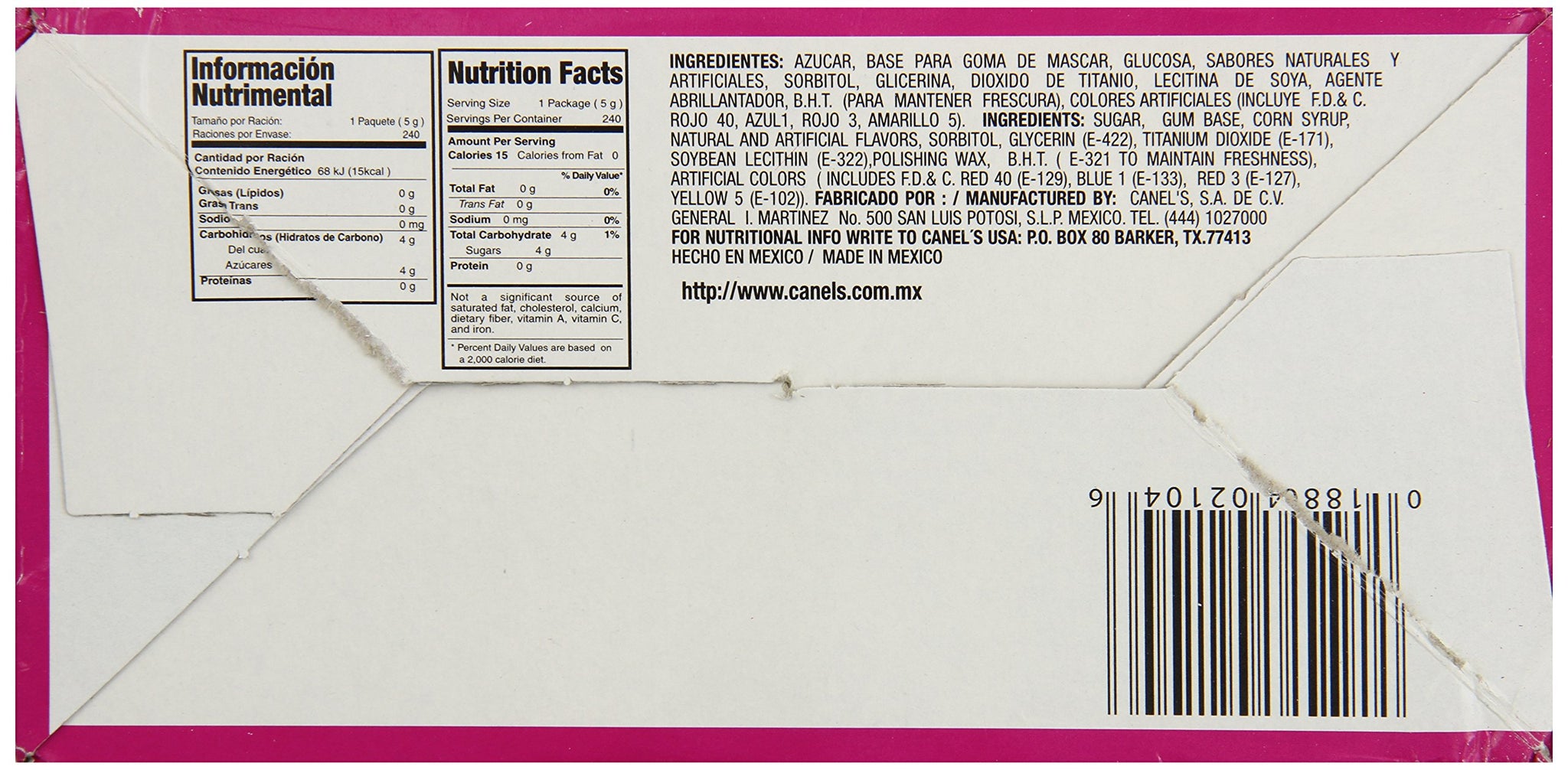 Canel's Assorted Chewing Gum, 20 Count