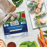 Blue Dragon Rice Paper Spring Roll Wrappers & Chopsticks- 4.7oz (Pack of 1) - Vietnamese Rice Paper Sheets - No Added Colors, Flavors Or Preservatives