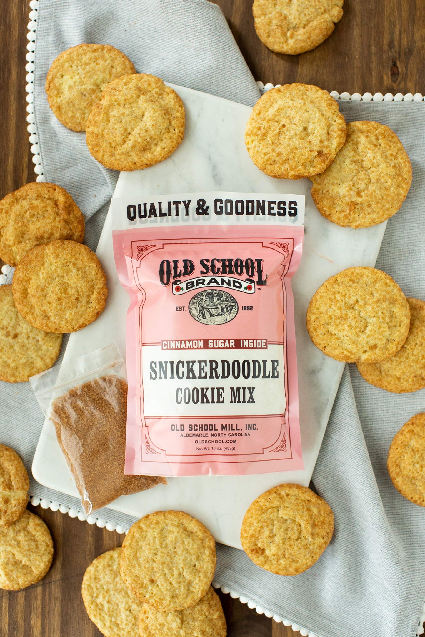 Old School Brand Classic Snickerdoodle Cookie Mix - Great for Family Baking Nights, Cookie Exchange Parties, Christmas & Holiday Gatherings, and much more!