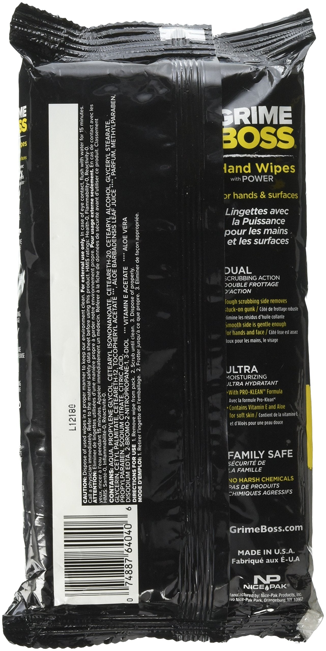 Grime Boss A541S30X Hand Wipes