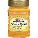 Rani Turmeric (Haldi) Root Powder Spice, (High Curcumin Content) 3oz (85g) PET Jar ~ All Natural | 100% Pure, Salt Free | Vegan | Gluten Friendly |
