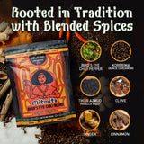Brundo Ethiopian Spice Company Mitmita | Imported Authentic Ethiopian Spice Blend With Bird's Eye Chili Pepper (8 oz) | Processed in and Imported from