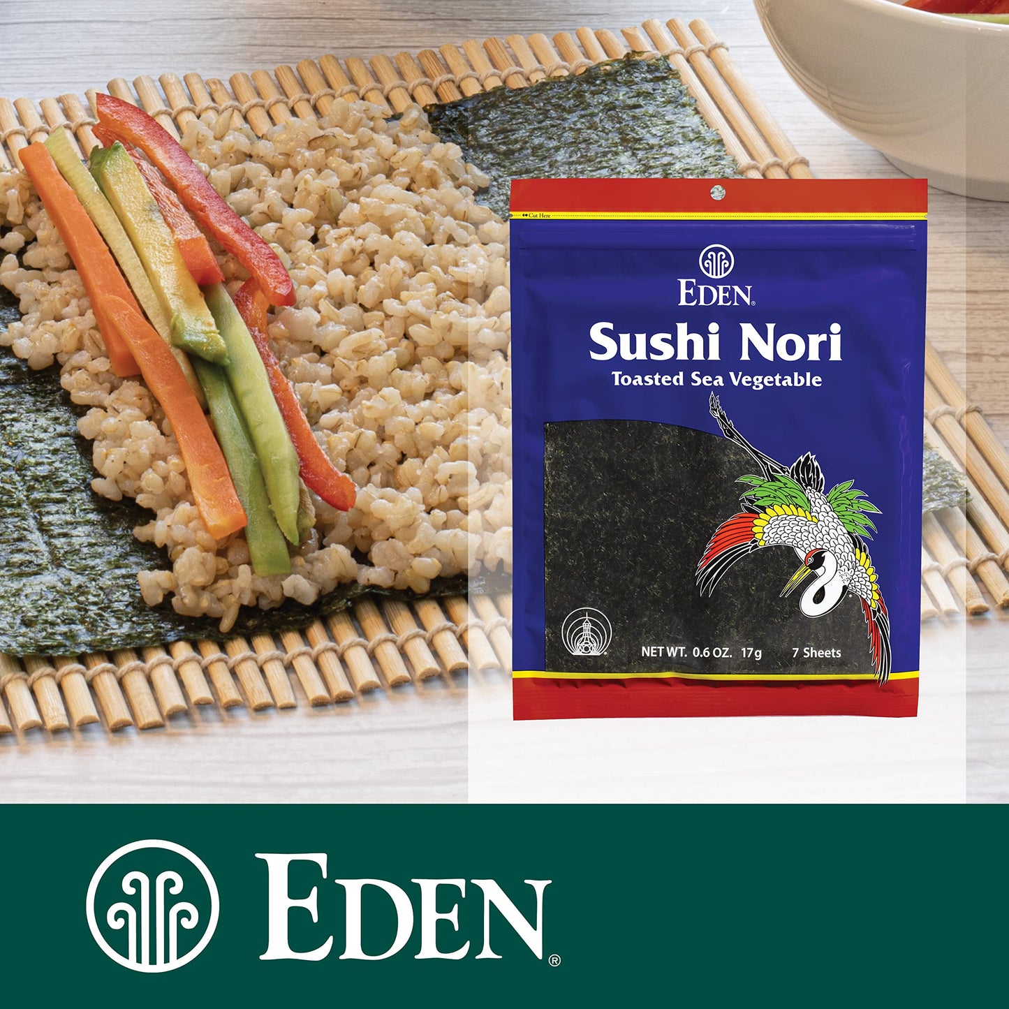 Eden Foods Sushi Nori, 0.6 OZ