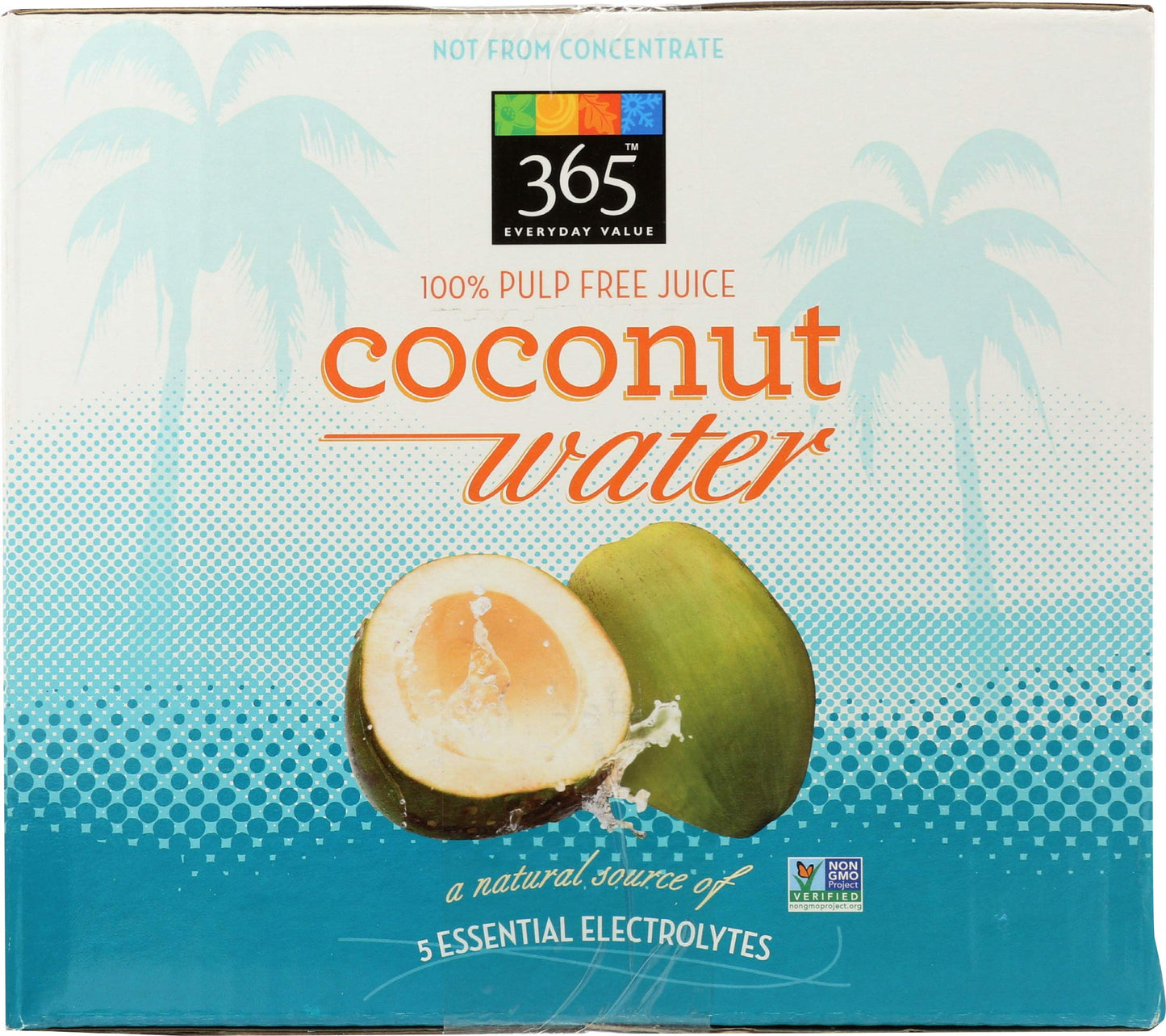 365 by Whole Foods Market, Coconut Water, 17.6 oz, (Pack Of 12)