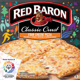 Red Baron Classic Four Cheese Pizza (Frozen), 21.06 Oz