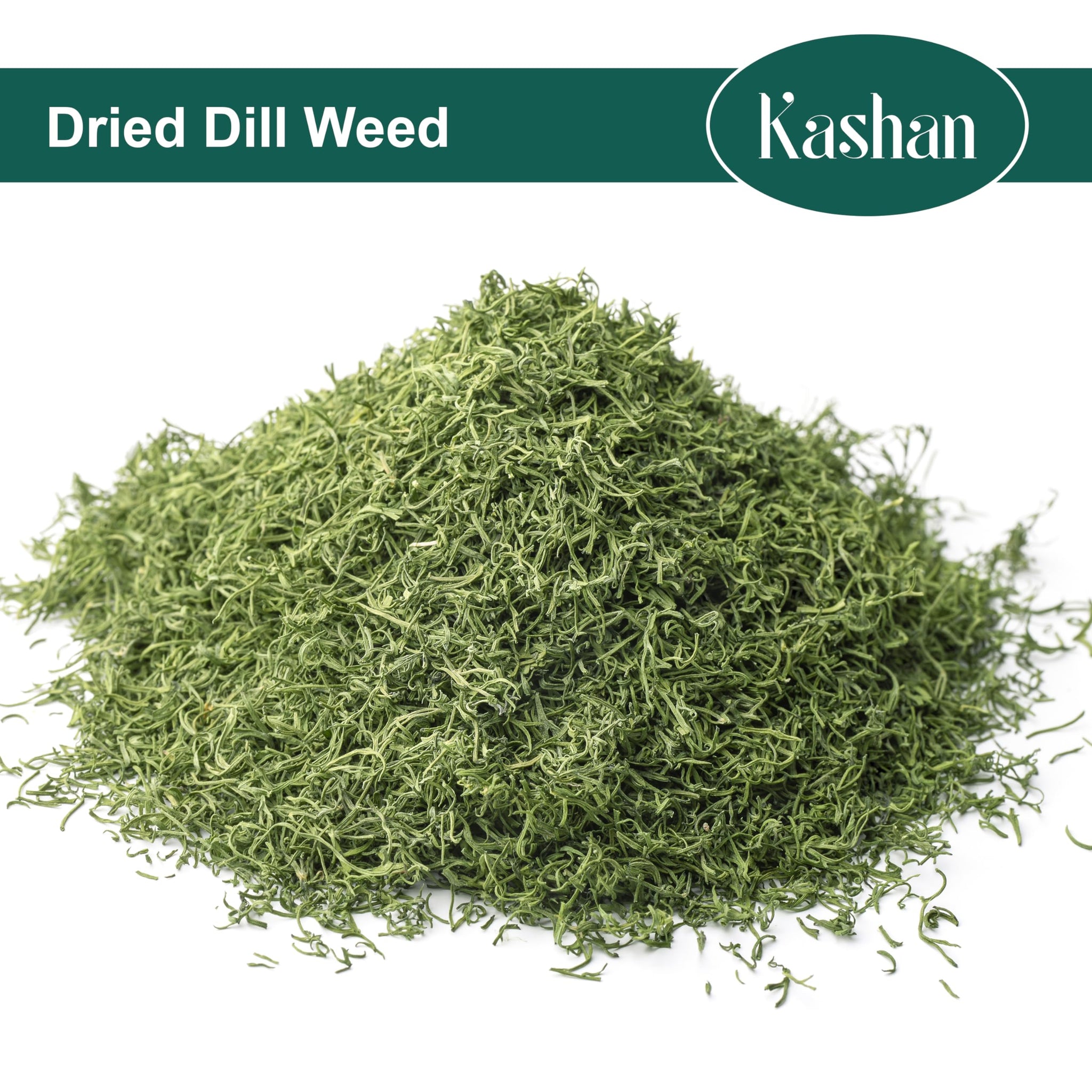 Kashan Dill Weed, Great Aromatic Seasoning for Food Flavoring, Salad, Soups and Meat, Garnish, Vegetarian 9oz (255g)