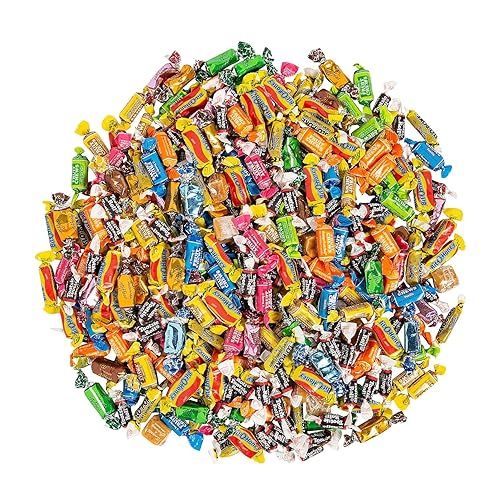 Fun Express Chewy Candy Variety Pack Fun Size 4 lbs - Bulk Individually Wrapped Assorted Mix for Halloween, Pinata, Party Favors, Classroom & Office |