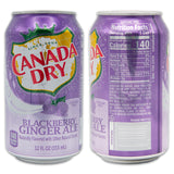 Blackberry Ginger Ale Bundle - Includes 20 Blackberry Ginger Ale cans of 12 oz each by Canada dry Ginger Ale - Ginger Ale Soda Bundle by Despensa