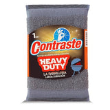 El Contraste Heavy Duty Grill Sponge - 5 Pack Steel Scrub Sponges, Durable BBQ Scrubber for Hard Surfaces, Multi-Use Dishwashing, Long-Lasting Kitchen