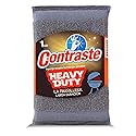 El Contraste Heavy Duty Grill Sponge - 5 Pack Steel Scrub Sponges, Durable BBQ Scrubber for Hard Surfaces, Multi-Use Dishwashing, Long-Lasting Kitchen