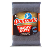 El Contraste Heavy Duty Grill Sponge - 5 Pack Steel Scrub Sponges, Durable BBQ Scrubber for Hard Surfaces, Multi-Use Dishwashing, Long-Lasting Kitchen