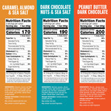 KIND Healthy Snacks Bars Variety Pack, Gluten Free, Low Sugar, High Fiber Snacks, Dark Chocolate Nuts & Sea Salt, Peanut Butter Dark Chocolate