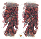 200 Whole Dried Carolina Reaper Chili Pepper Pods