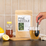 Pine needle tea, wild-foraged in the USA, picked from northern white pines | Protects against infection, strengthens immunity, high in antioxidants