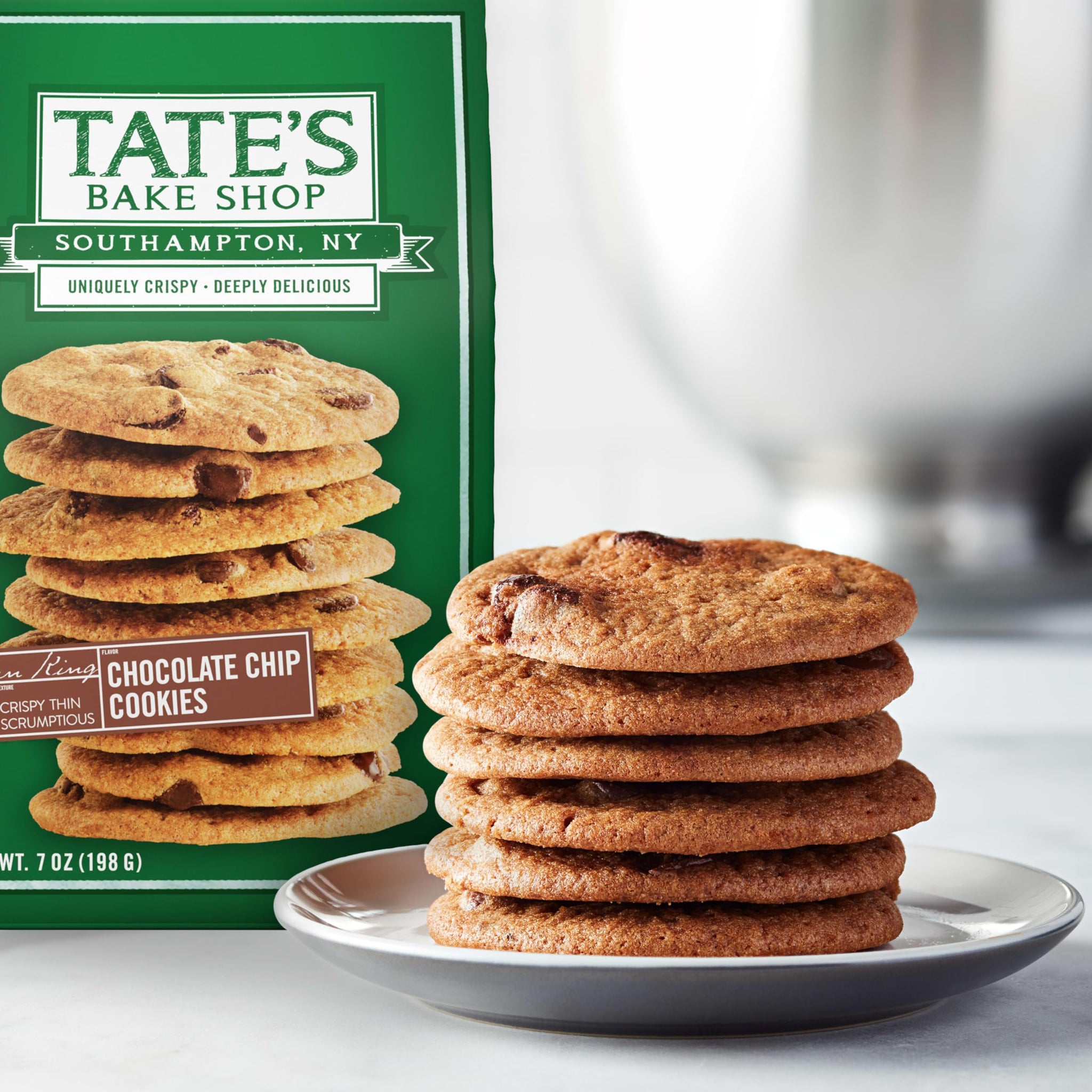Tate's Bake Shop Chocolate Chip Cookies, 3-7 oz Bags