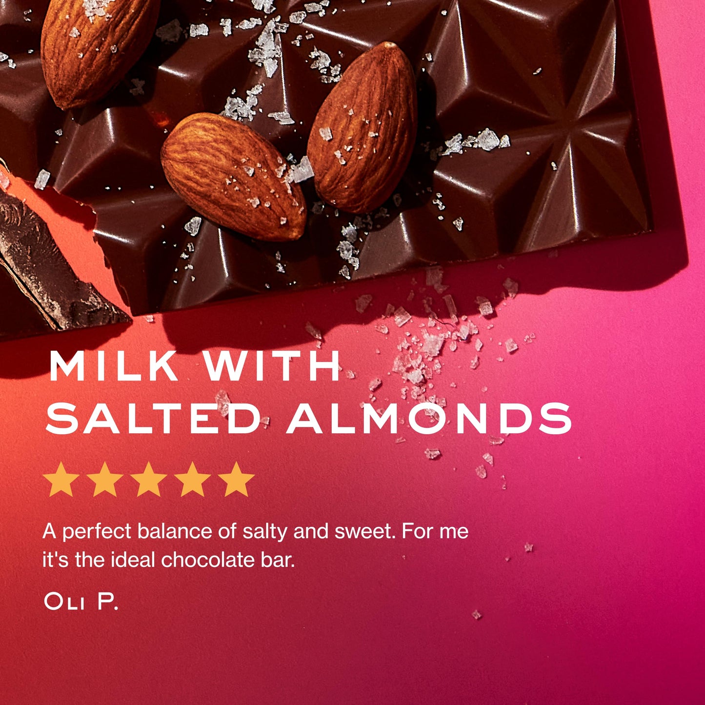 NOMOSU | Organic A2 Milk Chocolate with Salted Almonds | 65g | 10 Pack | Sugar Free | USDA Organic | Grass Fed A2 Dairy | Keto & Low Carb Friendly |