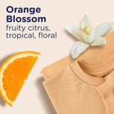 Downy Light Laundry Scent Booster Beads, Orange Blossom Scent, 24.0 OZ, In-wash fabric beads designed to be gentle with a light boost of scent, No