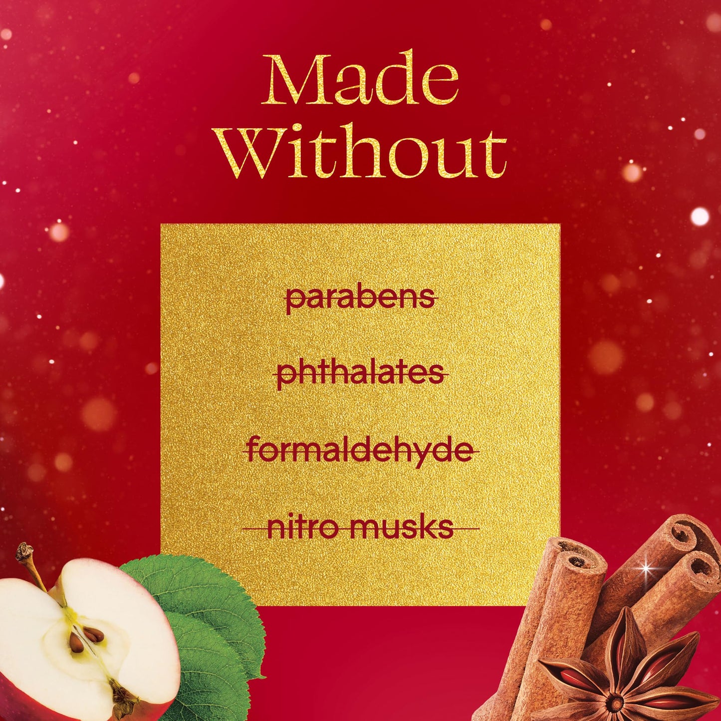 Glade PlugIns Scented Oil 2 Refills, Air Freshener, Warm Apple & Spices, 1.34 fl oz, Pack of 2