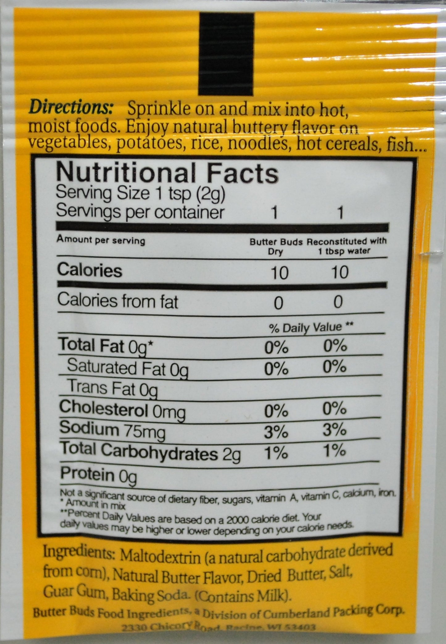 Butter Buds® Flavor Granules (Case of 500)