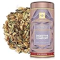 Teabloom Digestive Comfort Loose Leaf Herbal Tea with Chamomile, Fennel & Ginger | Caffeine-Free Soothing Botanical Blend | Canister Makes 35-50 Cups