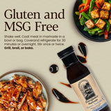 Everglades Sweet Teriyaki Marinade & Glaze - Chicken, Beef, Salmon & Stir Fry Sauce - Honey Soy Glaze with Ginger & Garlic - 12 oz