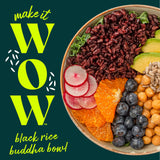 RiceSelect Premium Black Rice, Whole-Grain, Gluten-Free, Non-GMO, and Vegan Rice, BPA-Free 22-Ounce Jar (Pack of 1)
