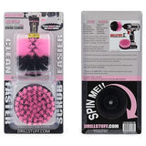 Drillstuff Cleaning Brush Kit - Includes 2-Piece Scrub Brush Set with Quick Change Shaft for Cordless Drills, Ideal for Bathrooms, Kitchens, and More