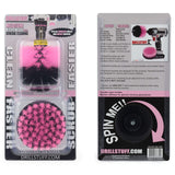 Drillstuff Cleaning Brush Kit - Includes 2-Piece Scrub Brush Set with Quick Change Shaft for Cordless Drills, Ideal for Bathrooms, Kitchens, and More