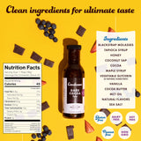 Cocolasses - Dark Cocoa Syrup, Chocolate Syrup With Real Dark Cocoa and Blackstrap Molasses, Coffee Flavoring Syrup, Original Chocolate, Pack of 4 x