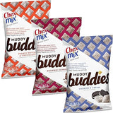 Variety Snack Pack Muddy Buddies, 3 Pack, Brownie Supreme, Cookies & Cream, Peanut Butter & Chocolate
