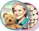 ABC Signature The Golden Girls Marshmallow Flavored Candy - One (1) Fernando's Missing Ear Collectible Tin Bear Shapped Candies Sometimes Life Isn't