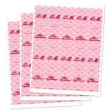 Mis Quince Miniature Candy Bar Wrapper, Quinceanera Mini Chocolate Bar Stickers for Sweet 15 Birthday Party, Table Top Event Decorations, (Set of 60)