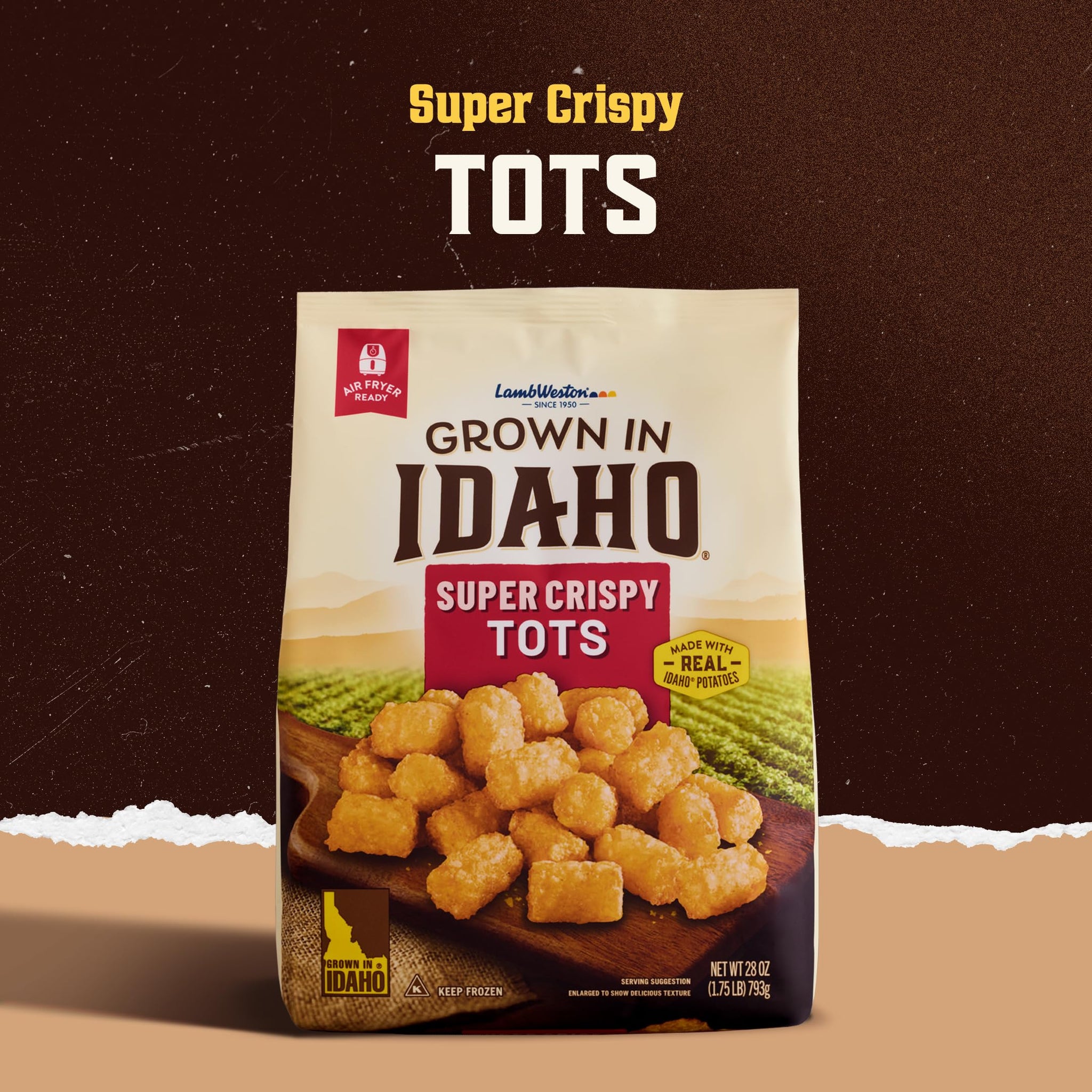 Grown in Idaho Crispy Potato Puffs, 28 oz (Frozen)