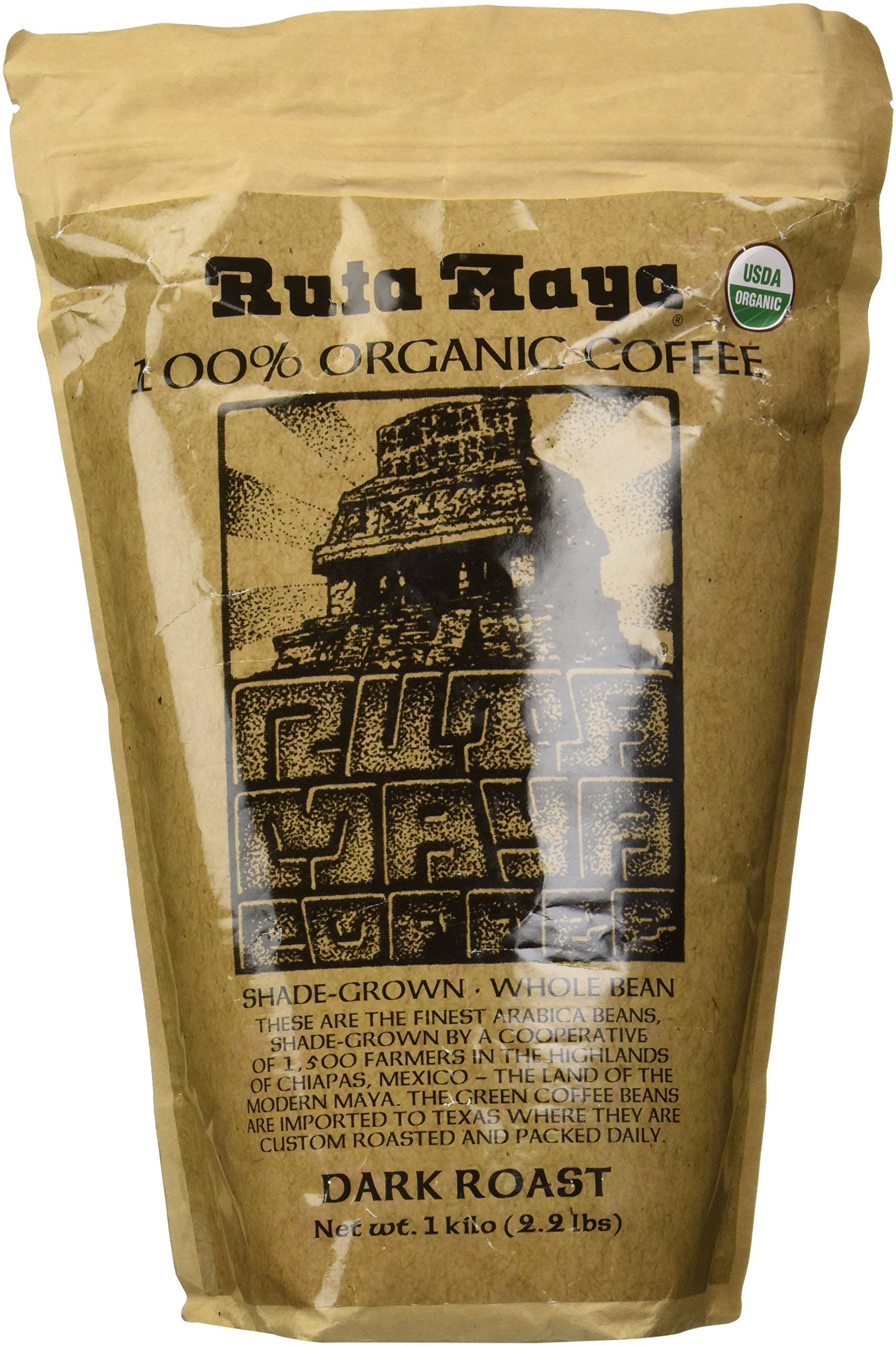 Ruta Maya Coffee, Coffee Dark Roast Organic, 35.2 Ounce