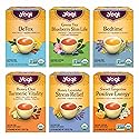 Yogi Tea Favorites Variety Pack - 16 Bags per Pack (6 Packs) - Organic Gift Box - Includes Sweet Tangerine Positive Energy, Honey Lavender Stress