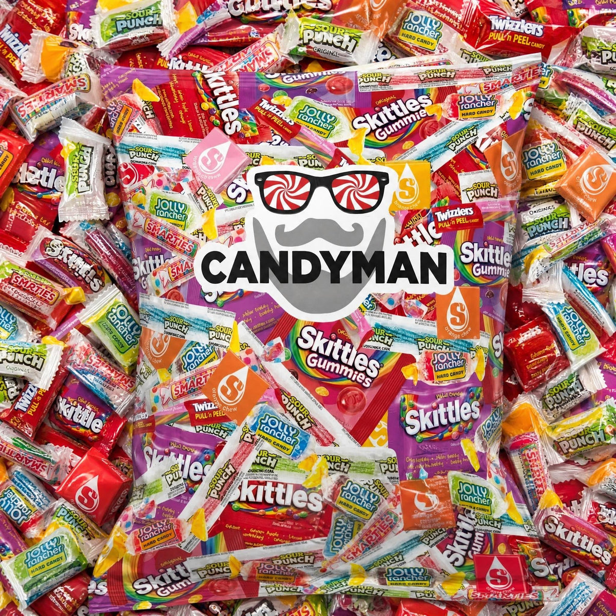 CANDYMAN Bulk Candy Variety Pack, 15 lb, Assorted, Individually Wrapped