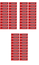 Teaberry Chewing Gum - Classic Retro Nostalgic Yummy Flavor originated by Clark's Finally Back! - Gerrit's Tea Berry Flavor (60 Packs)