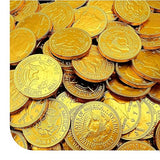 Milk Chocolate Coins Bulk - 2 Pound Pack - 160 Count - Chocolate Gold Coins for Party Favors - Individually Wrapped Gold Candy for Goodie Bags & Party